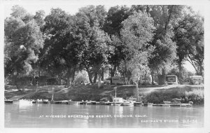 RPPC Riverside Sportsman's Resort, Corning, California ca 1950s Vintage Postcard