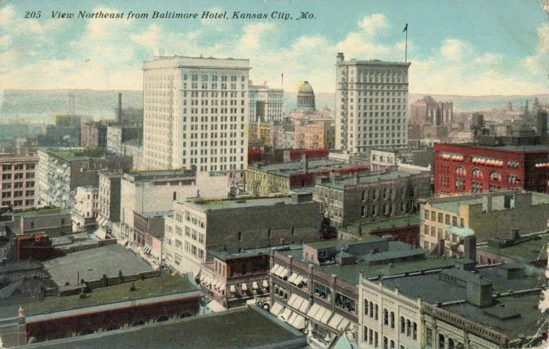 Postcard View of Kansas City Missouri