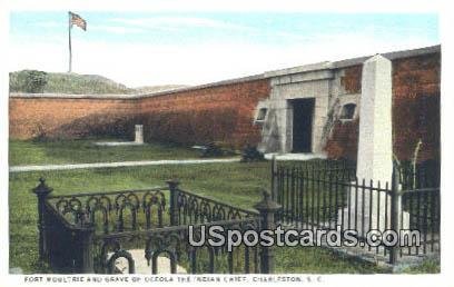 Fort Moultrie & Osceola's Grave - Charleston, South Carolina SC  