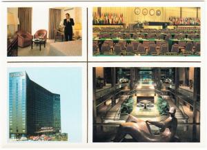 Korea Seoul Hilton International Hotel 1980s Multi View Postcard