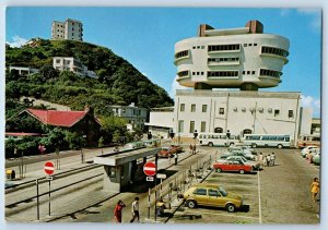Hong Kong Postcard View of Peak Tower Restaurant c1950's Vintage Unposted