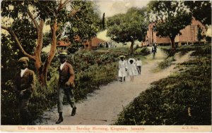 PC CPA JAMAICA, KINGSTON, LITTLE MOUNTAIN CHURCH, Vintage Postcard (b21544)