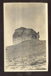 RPPC GREEN RIVER WYOMING TEAKETTLE ROCK ODD FORMATION REAL PHOTO POSTCARD