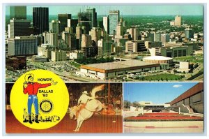 c1960's Rotary International Annual Convention Dallas Texas TX Unposted Postcard