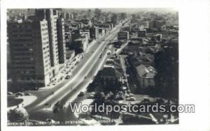 Real Photo Avenida Del Libertador Bogota Columbia 1956 