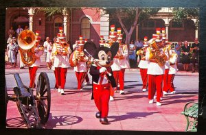 Vintage Postcard 1970's Mickey Mouse Disneyland Band, Anaheim, California (CA)