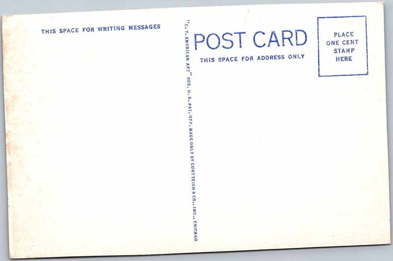 Postcard BOAT SCENE Springfield Missouri MO AK5508