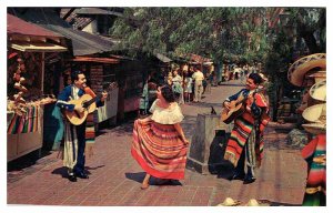 Postcard SHOPS SCENE Los Angeles California CA AS3539