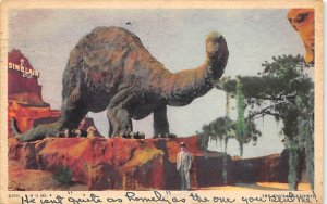 Sinclair Dinosaur Exhibit Chicago, Illinois USA 1933 