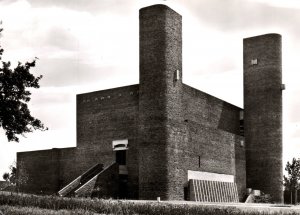 VINTAGE CONTINENTAL SIZE POSTCARD CASTLE OF GOD MOUNT SCHONSTATT GERMANY RPPC