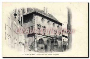 Old Postcard La Tour Du Pin Pied A Terre Des Princes Dolphins