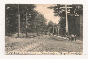 \Sherbrooke, QC\ - Selbourne Street - Circa 1906 - B&W PC