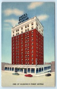 HUNTSVILLE, Alabama AL ~ Roadside HOTEL RUSSEL ERSKINE c1940s Linen Postcard