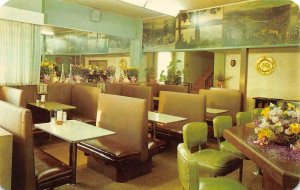 COEUR D'ALENE, Idaho ID    FOWLER'S RESTAURANT Cafe Interior  ROADSIDE  Postcard