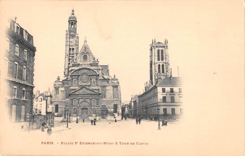 US2245 France Paris Eglise St Etienne du Mont & Tour de Clovis