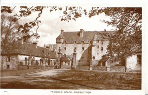 Scotland Postcard - Traquair House, Innerleithen, Peeblesshire - RP - Ref 3837A