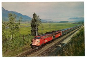 OVERSIZE,  Canadian Railway Train, Moberly British Columbia, 6 X 9 in Vintage