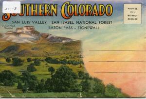 Folder - CO - Southern Colorado. 18 views+covers+narrative (Label attached to...