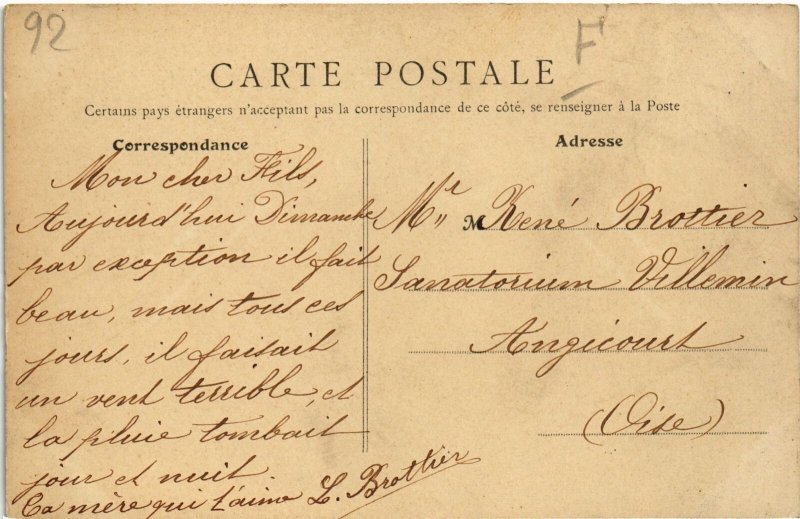 CPA Levallois Perret Rue Cave (1315309)