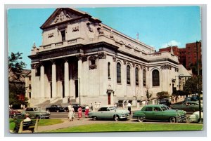 Vintage 1950's Postcard Immaculate Conception Church Waterbury Connecticut