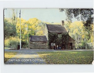 Postcard Captain Cook's Cottage, Fitzroy Gardens, Melbourne, Australia