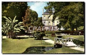 Fontenay le Comte Modern Postcard Garden of the city & # 39hotel