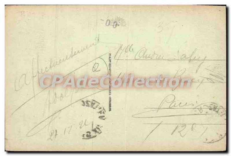 Old Postcard Calais Boat fishing