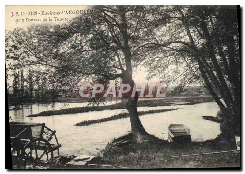 Postcard Old Surroundings of Angouleme The Sources of the Touvre