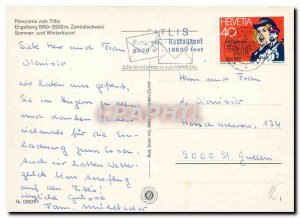 Postcard Modern Engelberg Titlis Panorama Zentralschweiz