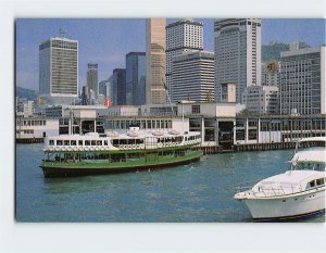 Postcard View of the new building next to Star Ferry Pier, Hong Kong, China
