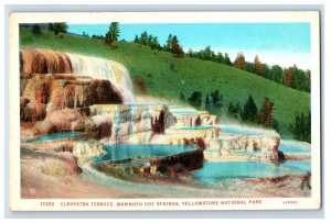 Vintage Cleopatra Terrace, Yellowstone National Park. Postcard P60E