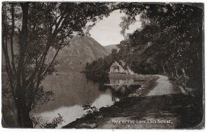 RPPC Path by Loch Katrine Associated Poetry of SS Sir Walter Scott Scotland