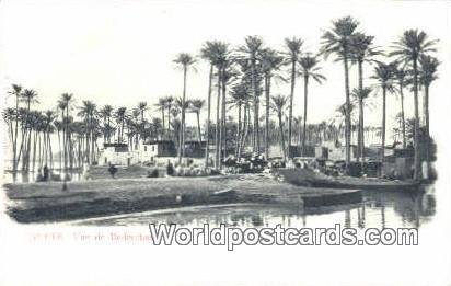 Vue de Bedrechen Egypte Eqypt Unused 