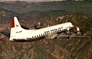 Airplane GARUDA Indonesian Airways Locckheed L-188C Electra