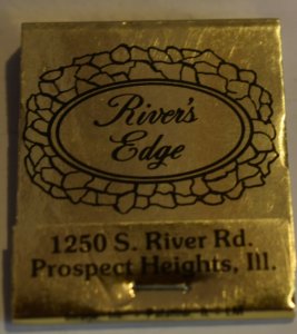 River's Edge Prospect Heights Illinois 20 Strike Matchbook