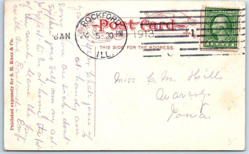 ROCKFORD, Illinois  IL    FAIRGROUNDS PARK  1913  Postcard
