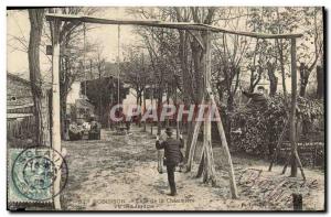 Postcard Old Robinson Cafe de la Chaumiere seen Gardens