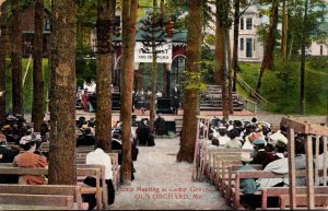 Maine Old Orchard Beach Camp Meeting At Camp Ground