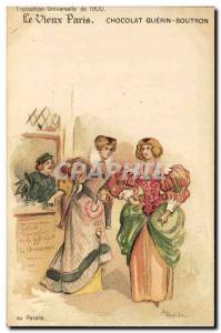 Old Postcard Old Paris Universal Exhibition of 1900 Chocolate Guerin Boutron ...