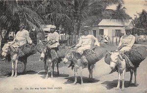 On The Way Home From Market Jamaica 1907 