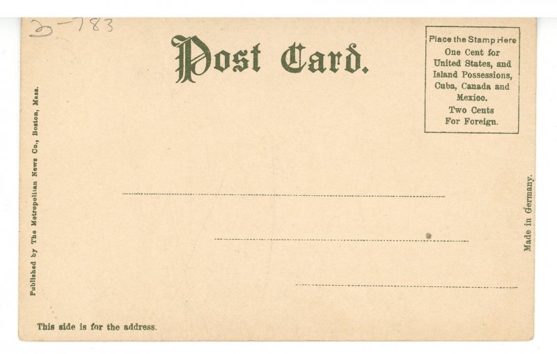 MA - Lowell. Vesper Club Boat House circa 1900