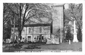 Schoharie New York Fort Museum Monuments Real Photo Antique Postcard K18796