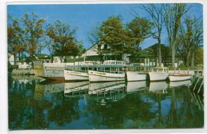 Boats Association Island Henderson Harbor Lake Ontario New York 1962 postcard