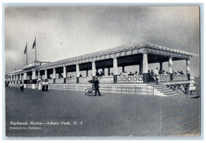 c1910 Esplanade Review Asbury Park New Jersey NJ Pleasant Valley Conn Postcard 