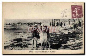 Old Postcard Chatelaillon Plage