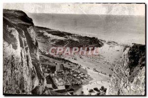 CPM Dieppe Le Bas Fort Blanc Seen From Cliffs with its Restaurant Bar Dancing