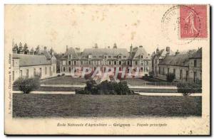 Grignon Old Postcard National School & # 39agriculture main Facade