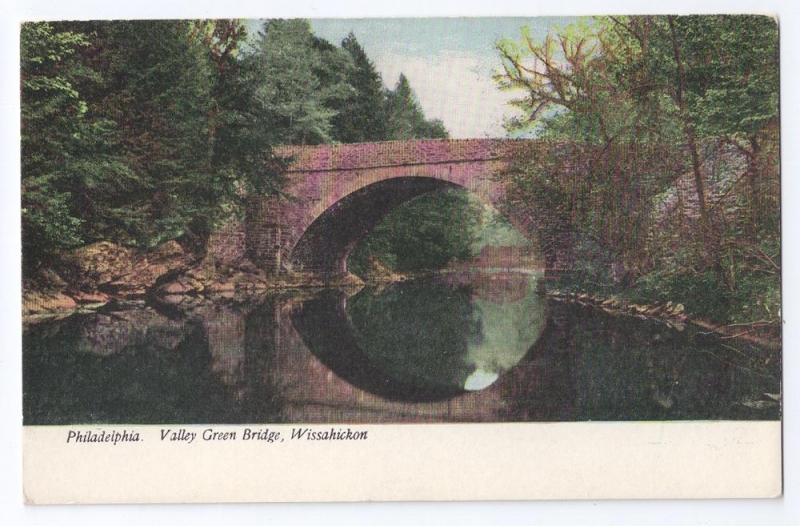 Valley Green Bridge Wissahickon Philadelphia PA UDB c 1908