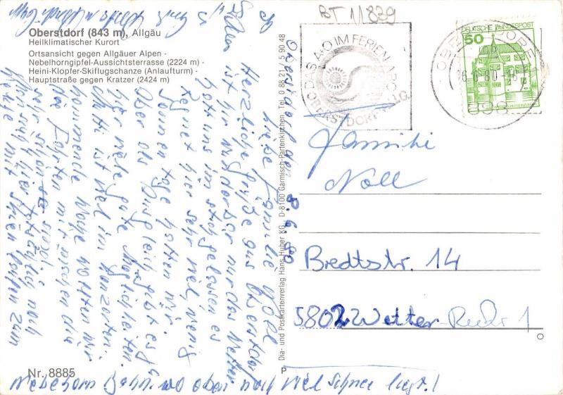 BT11839 Oberstdorf allgau           Germany