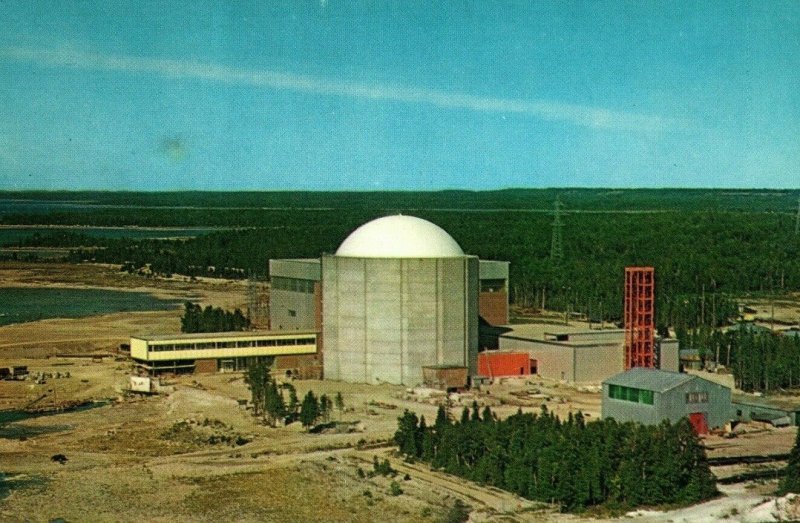 Vintage Douglas Point Nuclear Power Station Ontario, Canada Postcard P166 